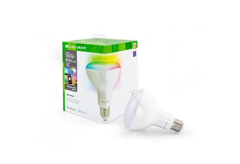 Caliber Smarte LED-Leuchte Caliber Wifi LED E27 RGB+Warm White + Cool White HBT-BR30 von Caliber