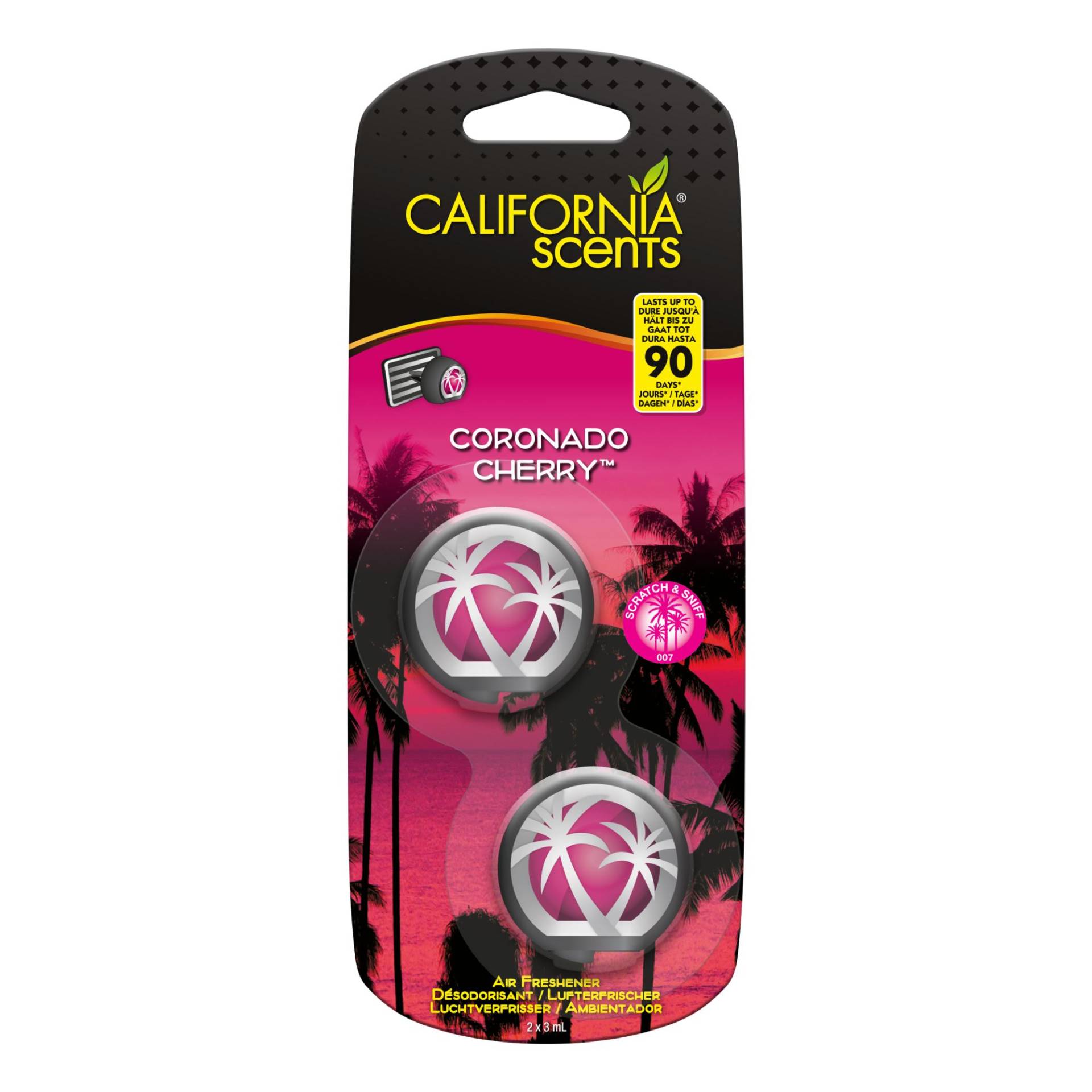 California Scents Auto-Lufterfrischer 'Coronado Cherry' 2 Stück von California Scents