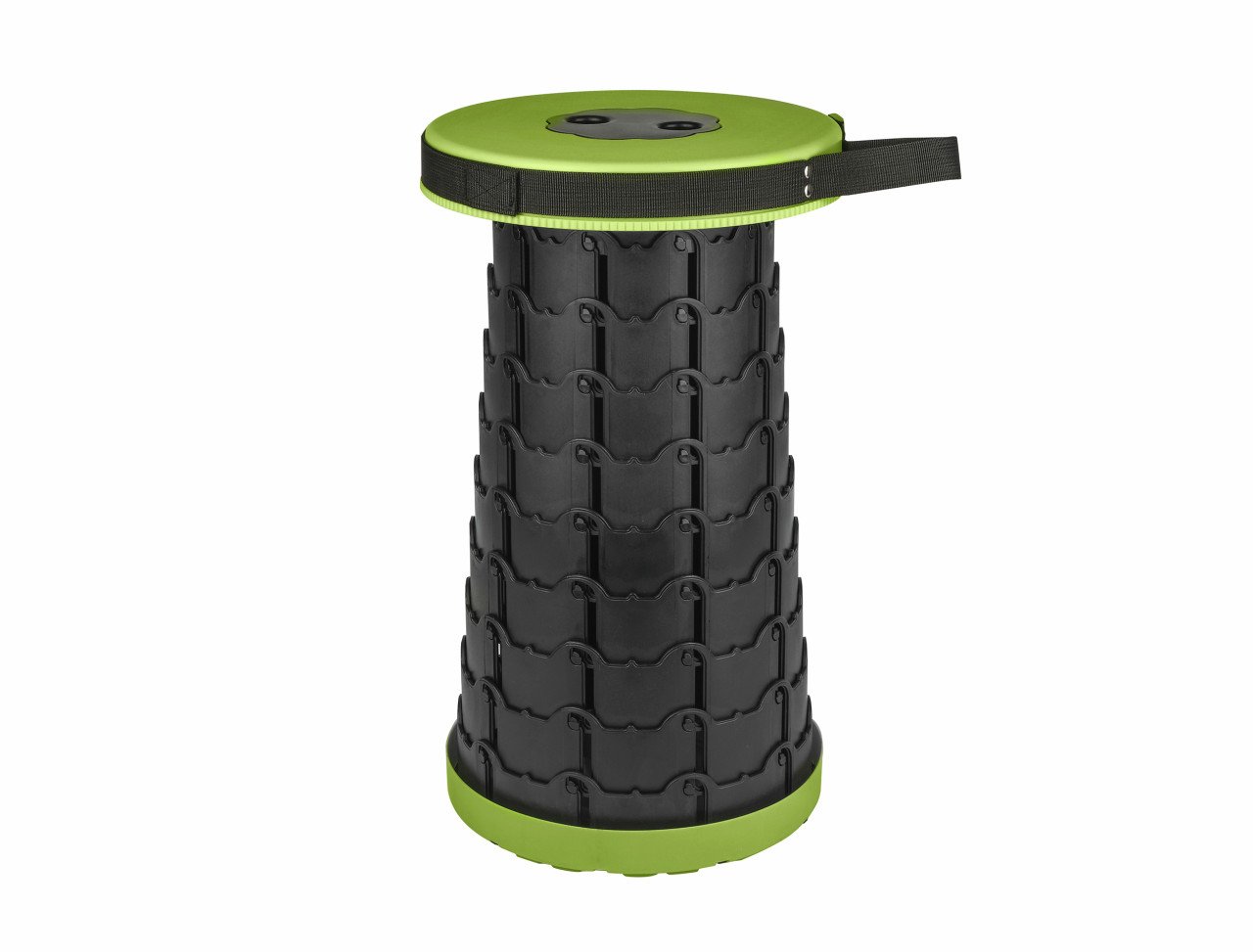 Calima Campinghocker faltbar schwarz/grün 26 x 26 cm von Calima