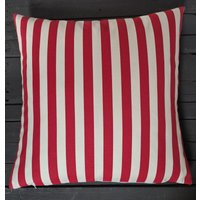 Calisini Kissenhülle Streifen Rot Weiss Ca 40x40 cm Calisini Kissenhülle Streifen Rot Weiss Ca 40x40 cm von Calisini