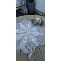 Calisini Tischdecke Häkeldecke Mitteldecke Handarbeit Ca 115 cm Durchmesser Calisini Tischdecke Häkeldecke Mitteldecke Handarbeit Ca 115 cm Durchmesser von Calisini