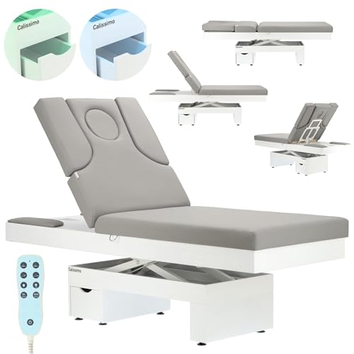 Calissimo Elektrische Massageliege Kosmetiktisch Rehabilitationsliege beleuchtet beheizt Fiord von Calissimo