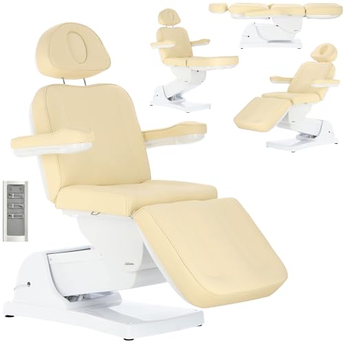 Calissimo Elektrischer Kosmetikstuhl für Kosmetiksalon Pediküre Einstellung 4 Aktuatoren Roman von Calissimo