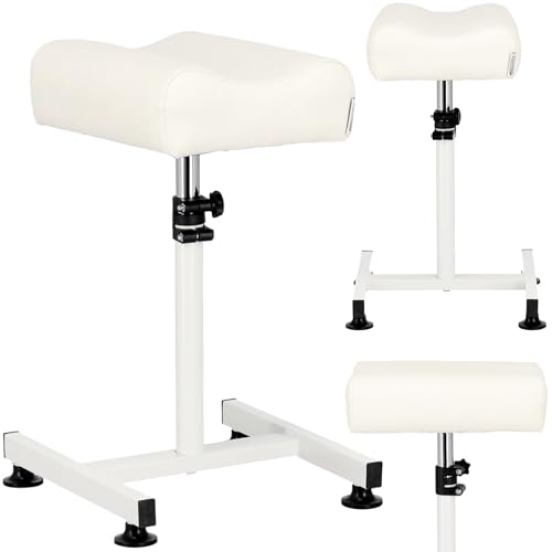 Calissimo Fußstütze für Pediküre-Stuhl, höhenverstellbar, weißer Standfuß, Armlehne, SPA von Calissimo