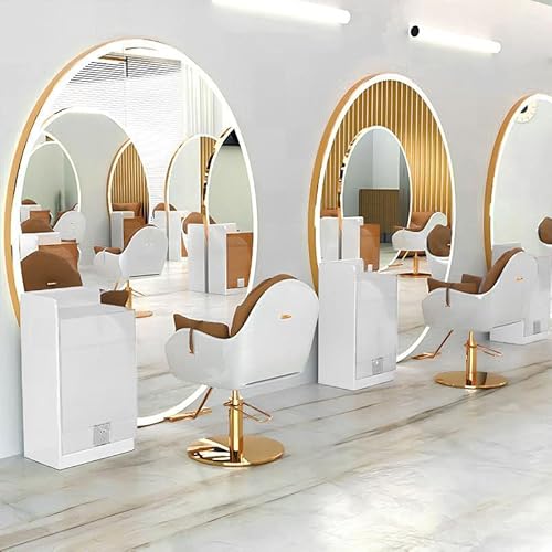 Calissimo Konsolentisch Friseurstuhl Friseursalon Spiegel Friseursalon LED Aluminiumrahmen 200x120 STD von Calissimo