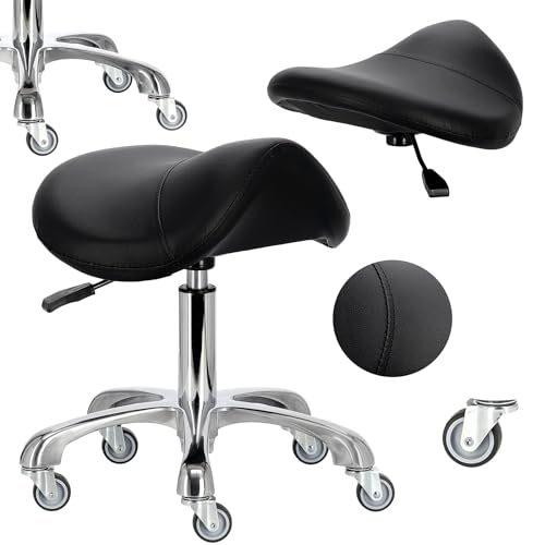 Calissimo Kosmetikhocker Friseurstuhl Sattel SPA mobil von Calissimo