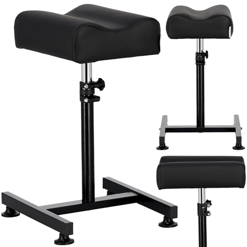 Calissimo Pediküre Stuhl Fußstütze höhenverstellbar Stand schwarz SPA Armlehne von Calissimo