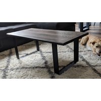 Esche Couchtisch W/3" Flachscheiben Beine von CallaghanMadeCA