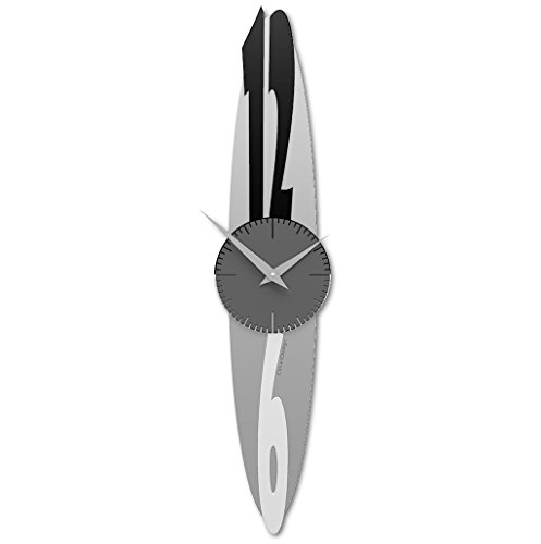 CalleaDesign 13 cm Black Shield Wanduhr von CalleaDesign