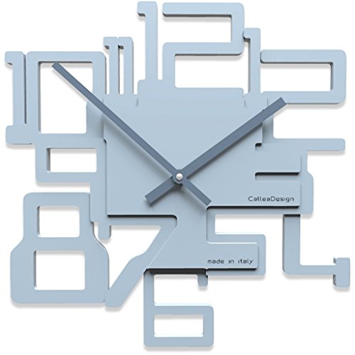 CalleaDesign 32 cm Puderblaue Kron Wanduhr von CalleaDesign