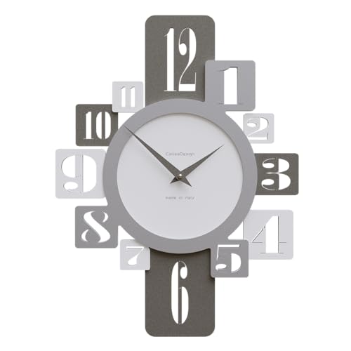 CalleaDesign 35 cm weiße Onyx Wanduhr von CalleaDesign