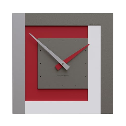 CalleaDesign 40 cm Wanduhr Clock40 Rubin von CalleaDesign