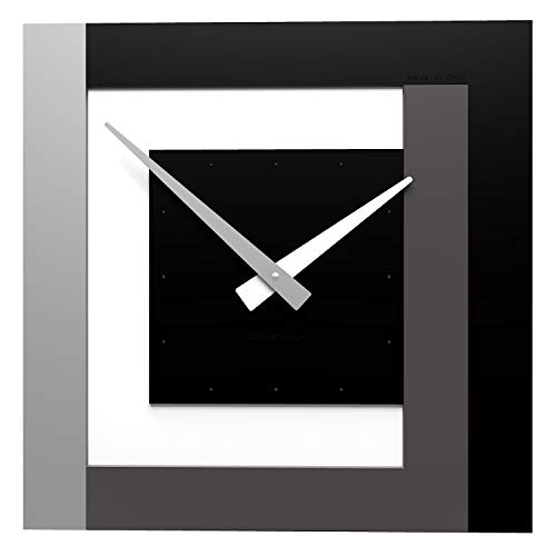 CalleaDesign 40 cm Wanduhr Clock40 schwarz von CalleaDesign