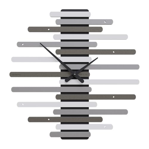 CalleaDesign 60 cm Schwarze venezianische Wanduhr von CalleaDesign