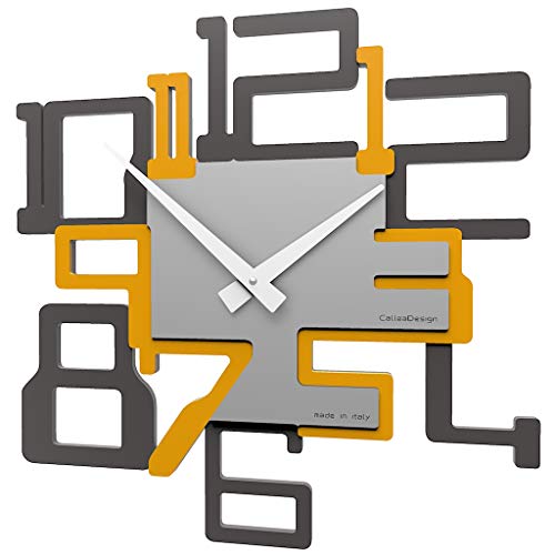 CalleaDesign - Moderne Wanduhr BGKron - Melonengelb von CalleaDesign