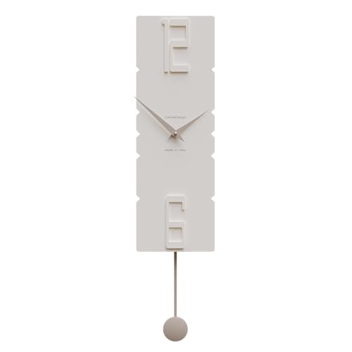 CalleaDesign - Moderne Rock-Pendeluhren, Farbe: Leinen von CalleaDesign