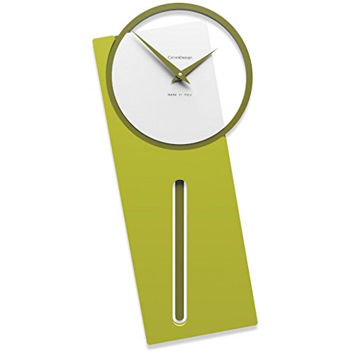 CalleaDesign Sherlock Wanduhr mit Pendel Cedargrün von CalleaDesign
