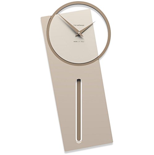 CalleaDesign Sherlock Wanduhr mit Pendel Sand von CalleaDesign