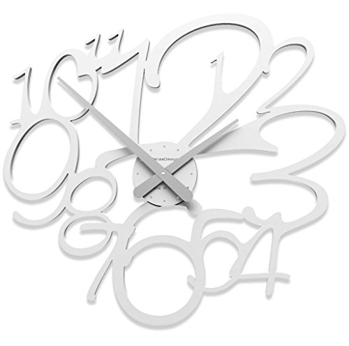 CalleaDesign - Wanduhr Frivolous, Weiß von CalleaDesign