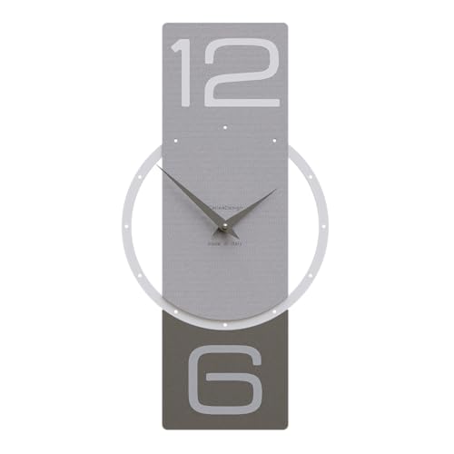 Wanduhr Zyra - 24 x 48 cm von CalleaDesign (Nadelstreifen) von CalleaDesign