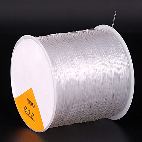 Callenbach Gummiband für Armbänder, Elastisches Nylonschnur Gummibänder Nylonfaden Transparent Reißfest Schmuckband Durchsichtiger Faden Elastisch Schmuckfaden Gummifaden Perlenband Basteln 0.8mm 100m Callenbach Gummiband für Armbänder, Elastisches Nylonschnur Gummibänder Nylonfaden Transparent Reißfest Schmuckband Durchsichtiger Faden Elastisch Schmuckfaden Gummifaden Perlenband Basteln 0.8mm 100m von Callenbach