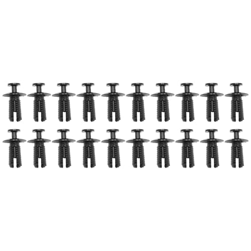 Callume 20 x Spreizniet Befestigungs Clips für Smart Fortwo Cabrio/Coupe (451) 2007-2020 0009905492 A0009905492,101000 101223 50267041,V200731 V20-0731 30101000 von Callume