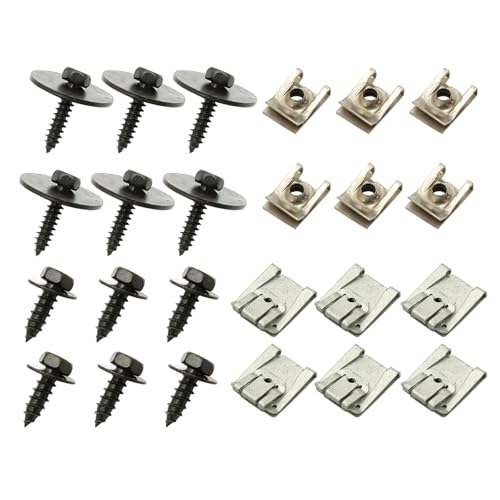 Callume 24x Unterfahrschutz Getriebeschutz Clip A0049943145 für Mercedes E Klasse W211 von Callume
