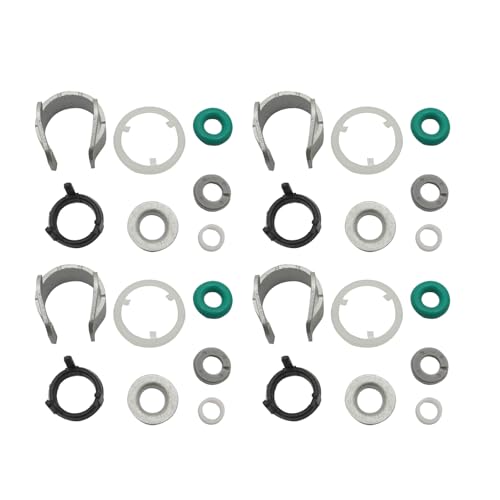 Callume 4 Stk Einspritzventil Dichtungssatz Für Audi A3 A4 Seat Skoda VW 1.8 2.0 TSI 6151149001,06H 906 036 E/G/H,06H 906 036 N,06L 906 036 J,06K 906 036,06J 998 907 B,06J 998 907 D von Callume