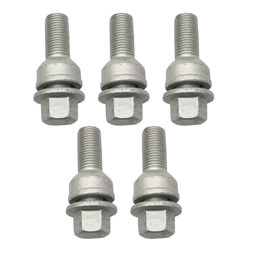Callume Radschrauben Set – 5 Stück Radbolzen für Audi A8 Q3 Q5 8RB Q7 4MB 4MG Q8 4MN, VW Touareg CR7 – Robuste Qualität – 8R0601295 von Callume