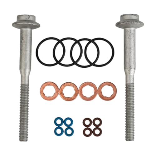 Callume Dichtsatz O-Ring Kupferdichtring Für VW Audi 1,6 TDI CAY Motor 03L130277B,0445116007,0445116008,0445116014,0445116030 von Callume