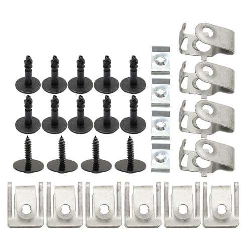 Callume Unterfahrschutz Motorschutz Unterboden Reperatur Set Clips für Audi A4 A5 Q5 2007-2017#4F0805163,8K0805163A,8K0863788 von Callume