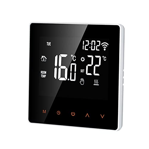 WiFi Smart Thermostat Intelligente Thermostat Digitale Temperaturregler LCD Touchscreen Woche Programmierbar Elektrische Fußbodenheizung Thermostat für Zuhause Hotel von CalmGeek