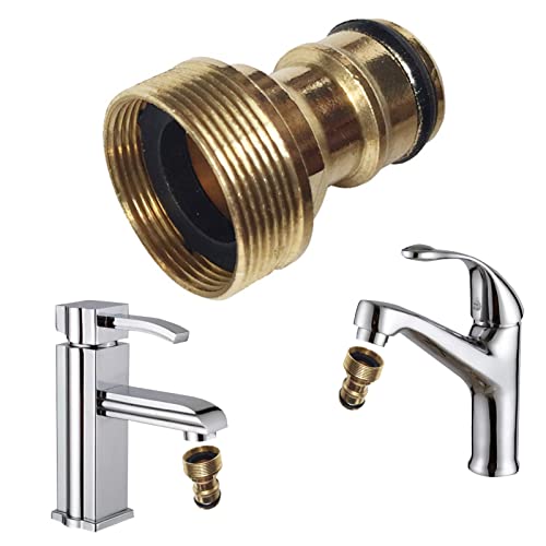 CalmGeek Universal-Wasserhahnanschluss für Mischbatterie, Schlauchadapter Wasserhahn Adapter Schlauchkupplung Schnellkupplung Gartenschlauch Anschluss von CalmGeek