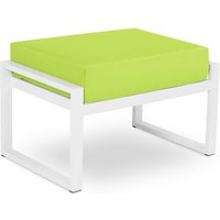 Calme Jardin | Outdoor Hocker Nicea Weiß von Calme Jardin