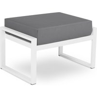 Calme Jardin | Outdoor Hocker Nicea Weiß von Calme Jardin