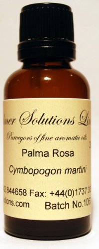 Calmer Solutions Palmarosa 100% reines ätherisches Aromatherapie-Öl, 30 ml Calmer Solutions Palmarosa 100% reines ätherisches Aromatherapie-Öl, 30 ml von Calmer Solutions