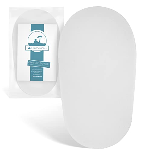 Calmwaters® Schallschutzplatte für Stand-WCs und stehende Bidets, Schallschutz für Toiletten, Kunststoff, Weiß, 44PM4674 von Calmwaters