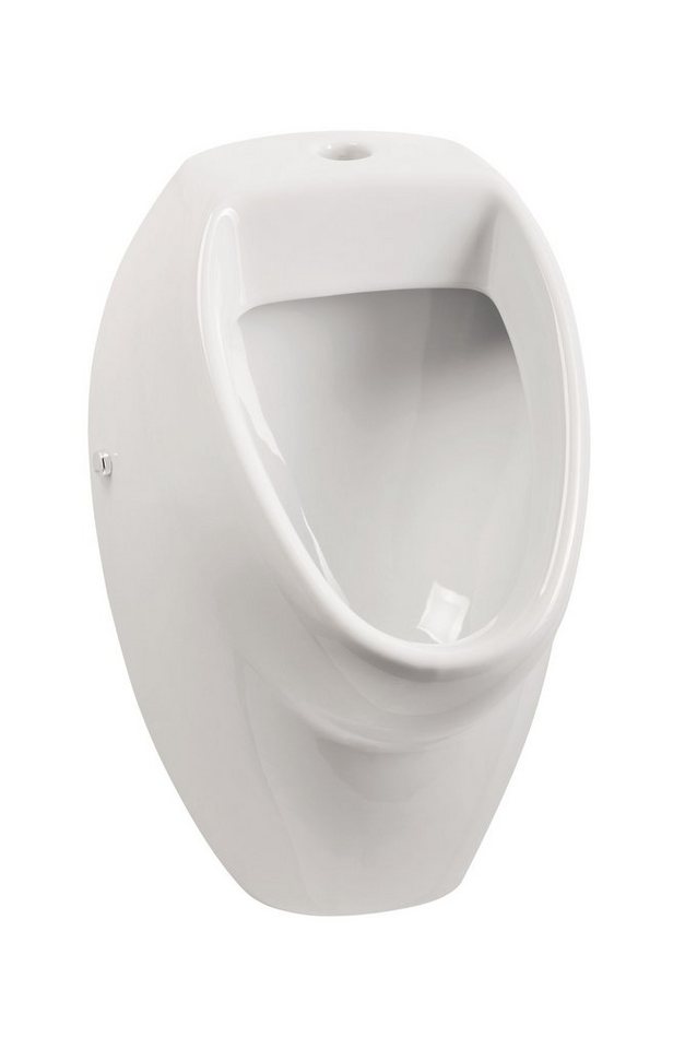 Calmwaters Urinal Universal, Keramik, Druckspüler, Abgang Hinten, (Absaugeurinal, 1-tlg), Weiß, 46AB3497 von Calmwaters
