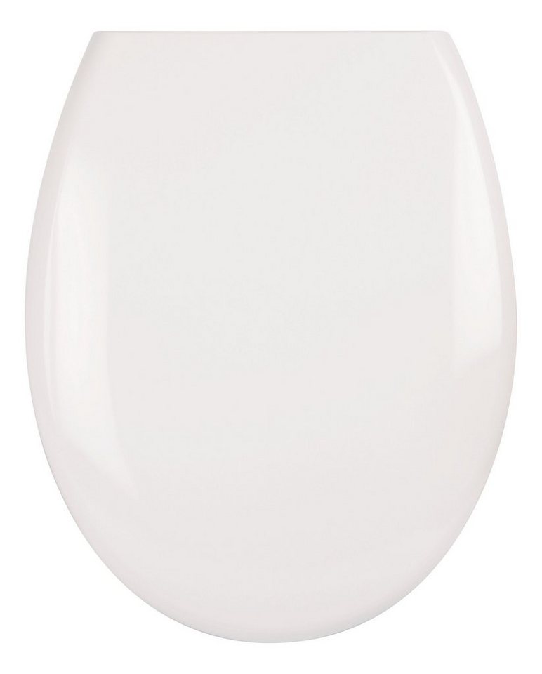 Calmwaters WC-Sitz Curved, Weiß, Duroplast, Absenkautomatik, Antibakteriell, 26LP2903 von Calmwaters