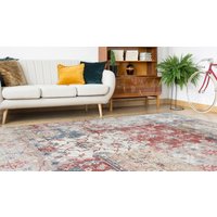 calo-deluxe Teppich "Emin 1003", rechteckig, 10 mm Höhe, reine Baumwolle, Wohnzimmer von Calo-Deluxe