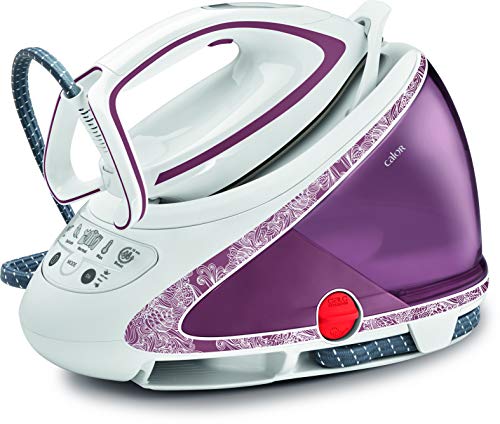 Calor GV9560C0 Pro Express Ultimate Hochdruck-Dampfbügelstation, Kunststoff, Weiß, Violett von Calor
