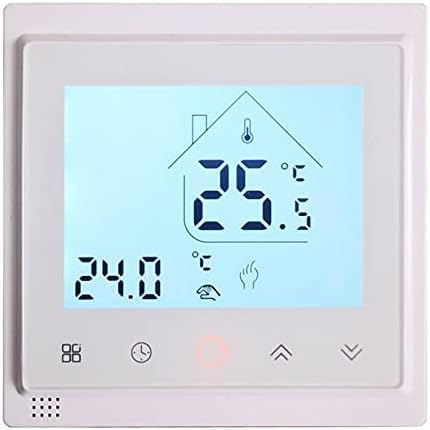 CALORIQUE programmierbarer WLAN-Thermostat, Temperaturregler, Fernbedienung für elektrische Fußbodeneizung. Alexa, Google-Assistent, SmartHome, Tuya APP kompatibel. 16A von Calorique