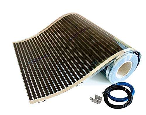 Fußbodenheizung Infrarot Heizfolie 50 cm Heizung Set 150W/m² - 2,0 m² von Calorique