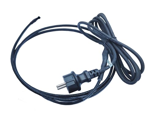 Selbstregulierendes Heizkabel CALORIQUE HTM 10 W/m - 10m - zum Schutz vor Frostschäden bei Wasserleitungen, Trinkwasserrohren - Rohrbegleitheizung - Konfektioniert an Schuko Stecker mit 2m Kabel von Calorique
