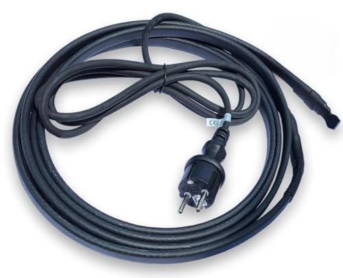 Vorgefertigtes selbstregulierendes CALORIQUE Heizkabel SLL 30W/m - 7m - zum Schutz vor Frostschäden an Dachrinnen und im Außenbereich - Rohrbegleitheizung - Frostfreier Betrieb von PV-Modulen von Calorique