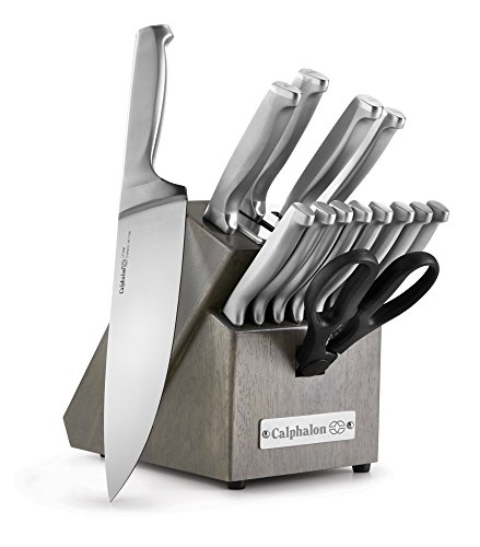 Calphalon Classic Selbstschärfendes Edelstahl-Besteck-Messerblock-Set, 15-teilig Calphalon Classic Selbstschärfendes Edelstahl-Besteck-Messerblock-Set, 15-teilig von Calphalon