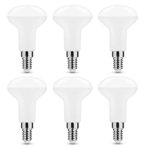 Calugy 6er Pack SMD LED Spot R50 E14 4,9W ersetzt 40W, neutralweiß 4000K 470lm nicht dimmbar | LED Spot | LED E14 | E14 Reflektor | E14 Leuchtmittel Calugy 6er Pack SMD LED Spot R50 E14 4,9W ersetzt 40W, neutralweiß 4000K 470lm nicht dimmbar | LED Spot | LED E14 | E14 Reflektor | E14 Leuchtmittel von Calugy