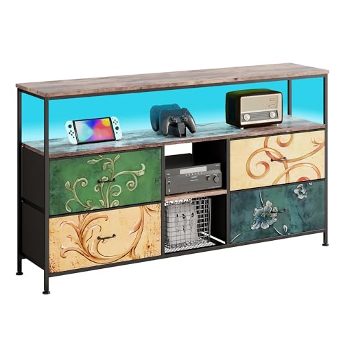 Caluself 108cm TV-Schrank-Tigerfell-Farbtafel + Farbtuchzeichnung von Caluself