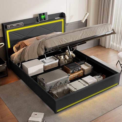 lit YCZ rembourré Coffre Avec éclairage LED et USB, Double Rembourré Avec Rangement Sous, Cadre de, Sommier à Lattes, PU, dbdW.M9m2mV lit YCZ rembourré Coffre Avec éclairage LED et USB, Double Rembourré Avec Rangement Sous, Cadre de, Sommier à Lattes, PU, dbdW.M9m2mV von Caluself