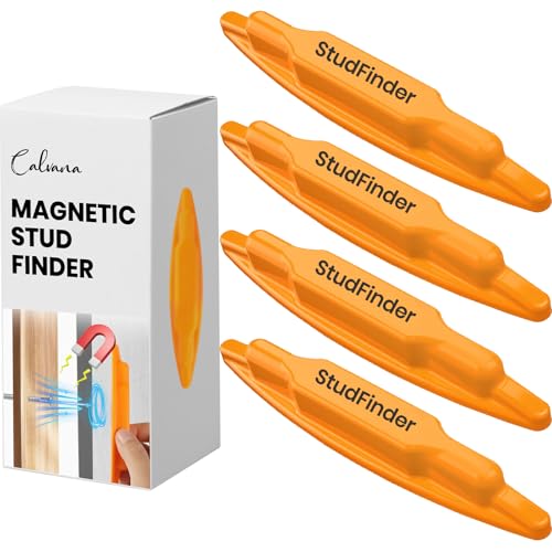 Calvana Magnetischer Bolzenfinder, Wandscanner, Bolzenfinder, Magnet, Wanddetektor-Scanner, kompatibel mit allen Trockenbaukonstruktionen, keine Batterien erforderlich, wandfreundliche Konstruktion von Calvana